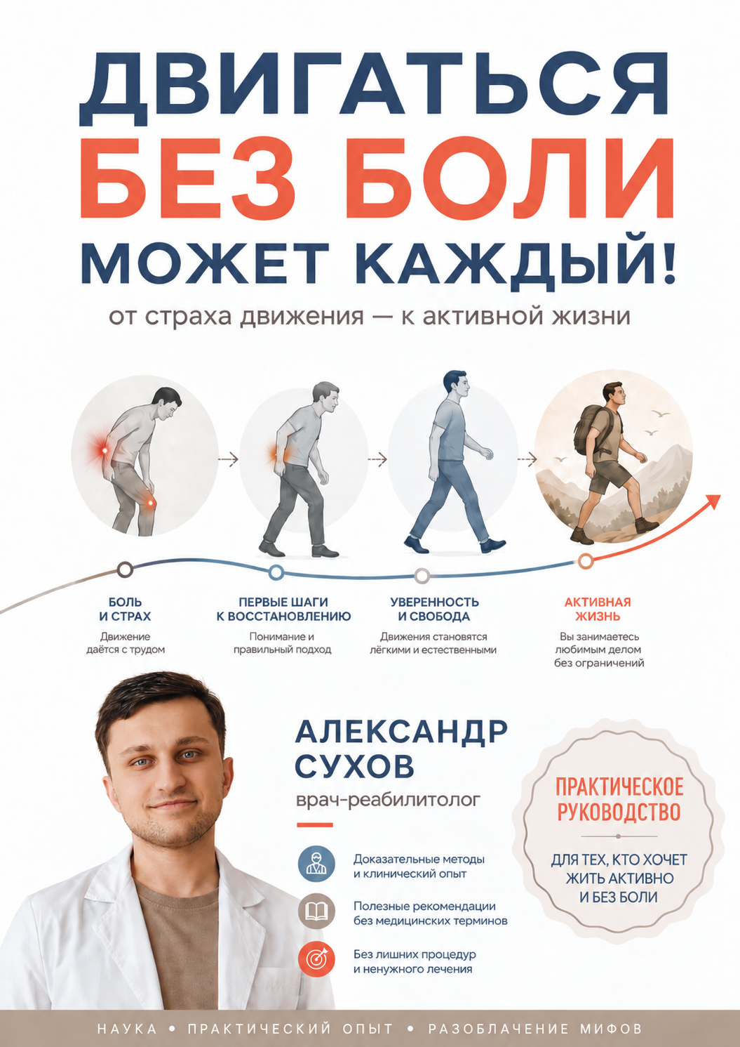 Обложка книги «Двигаться без боли может каждый!»